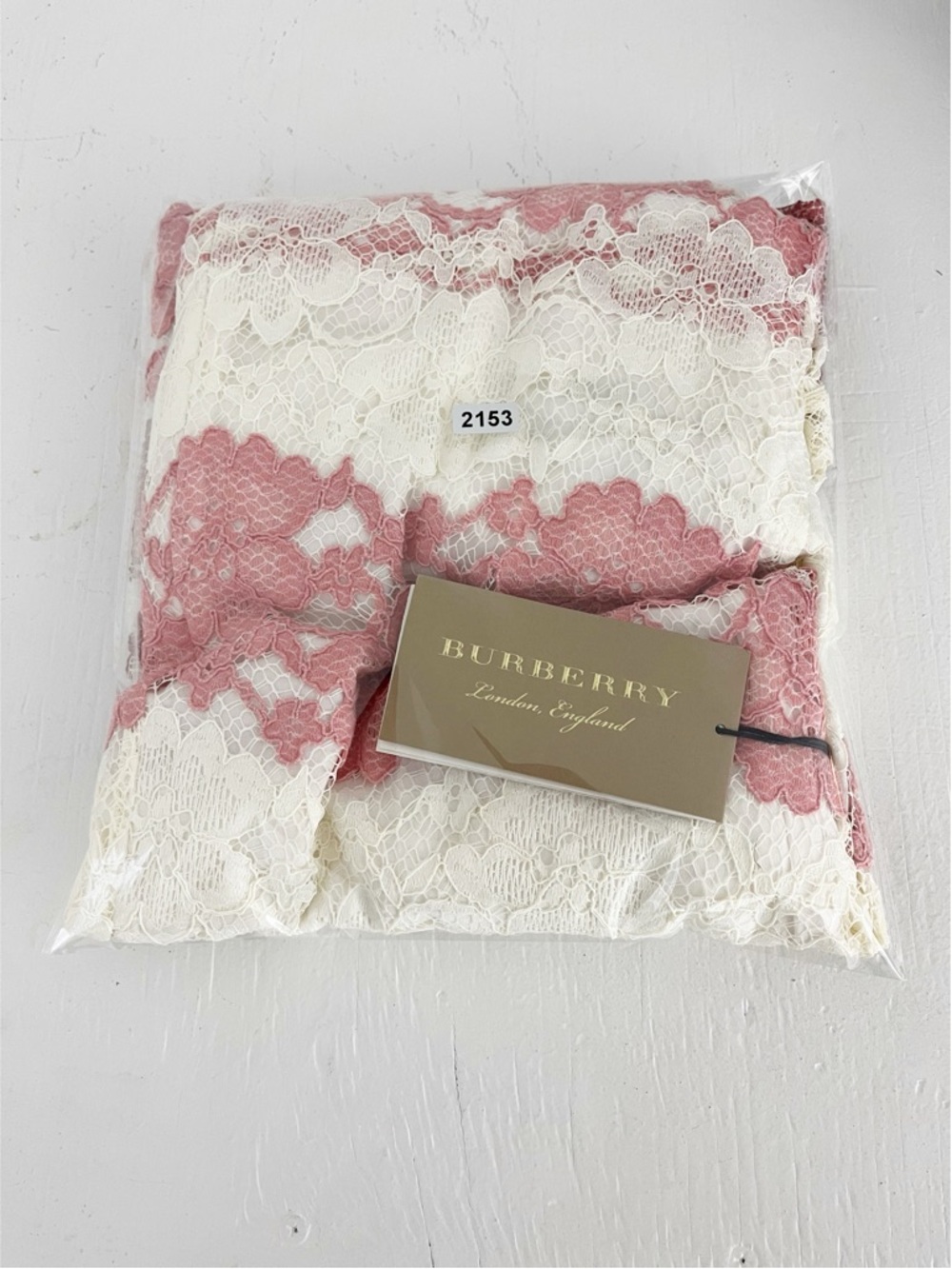 Burberry Elisabetta Lace Mini Dress Size 8 NWT Dusty Pink Cream - Picture 10 of 10